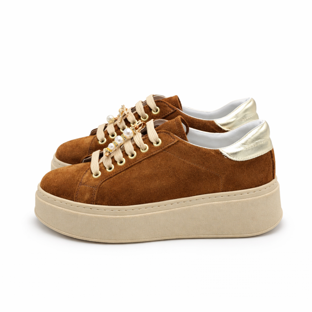 SNEAKERS CAMOSCIO